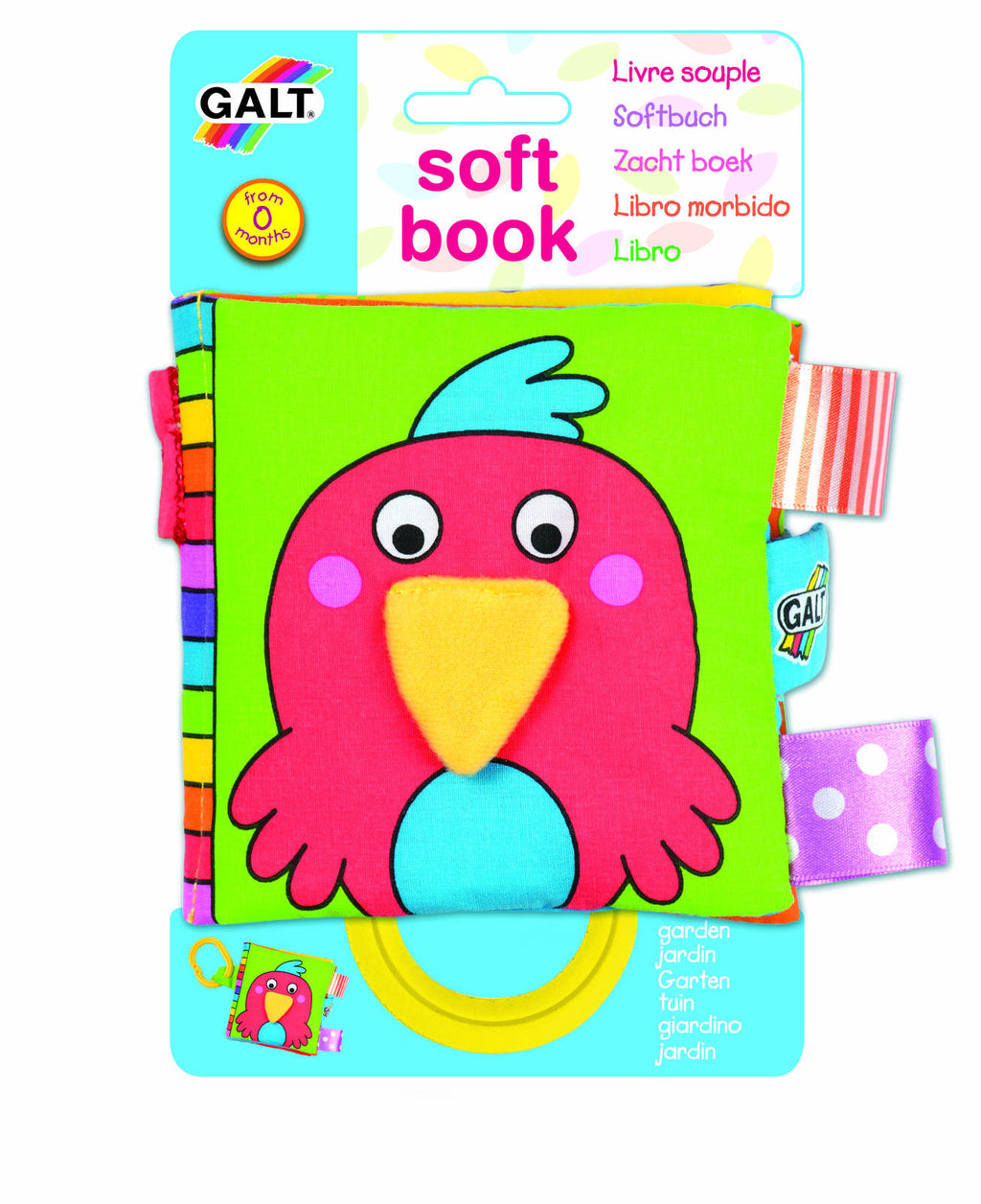 SOFT BOOK: CARTICICA MOALE GARDEN (1003706) - Libelula Vesela - Jucarii