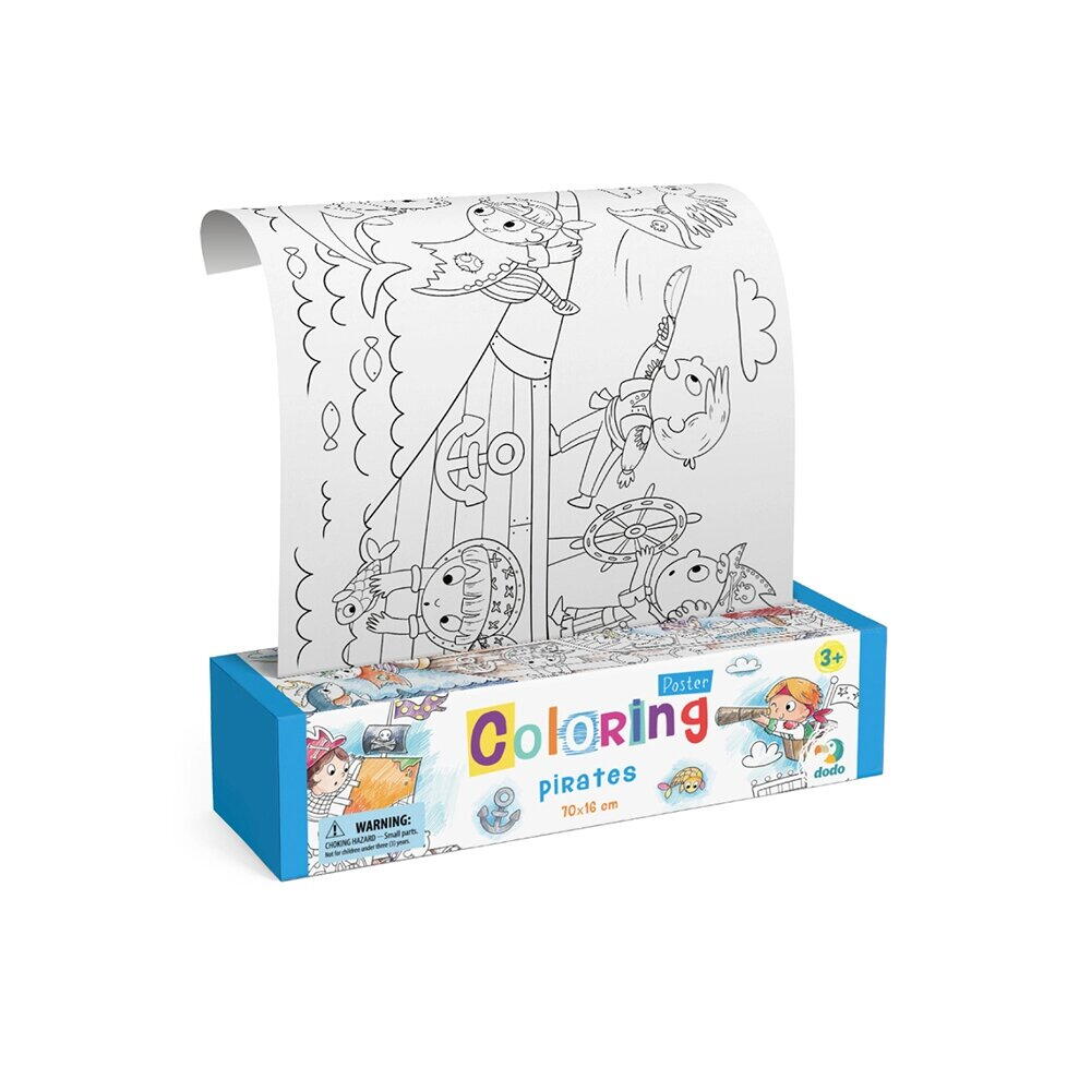 POSTER DE COLORAT - PIRATI - DODO (DO300329) - Libelula Vesela - Jucarii