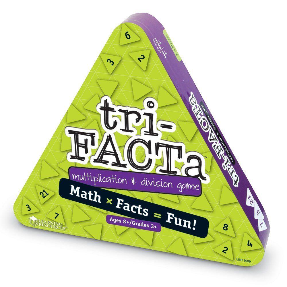 JOC DE MATEMATICA TRI-FACTA - INMULTIRI SI IMPARTIRI - LEARNING RESOURCES (LER3039) - Libelula Vesela - Jucarii