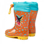 CIZME DE CAUCIUC BING - MARIMI 22-29 PORTOCALIU - PERLETTI (PE98322) - Libelula Vesela - Incaltaminte