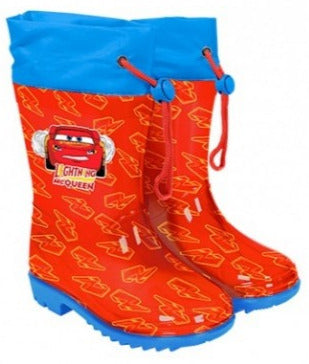 CIZME DE CAUCIUC CARS - MARIMI 22-31, ROSII - PERLETTI (PE98075) - Libelula Vesela - Incaltaminte