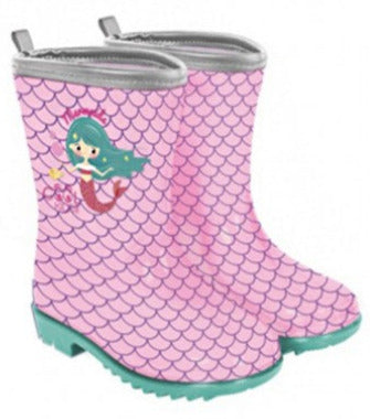 CIZME DE CAUCIUC SIRENA CU MARGINE REFLECTORIZANTA - MARIMI 22-31 - PERLETTI (PE15586) - Libelula Vesela - Incaltaminte