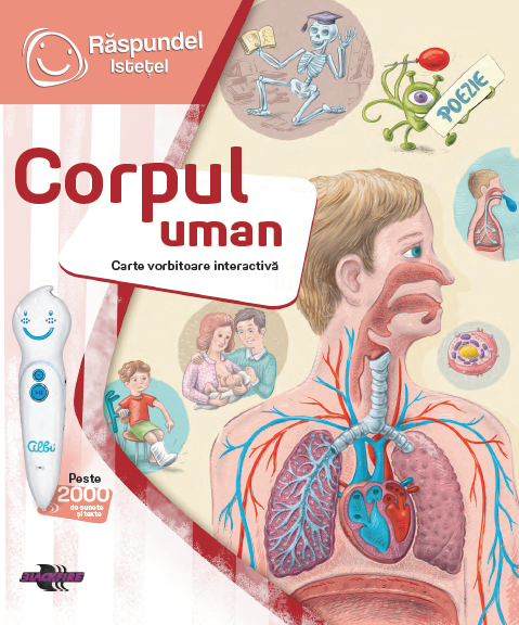 RASPUNDEL ISTETEL - CARTE CORPUL UMAN - ALBI (69367) - Libelula Vesela - Jucarii