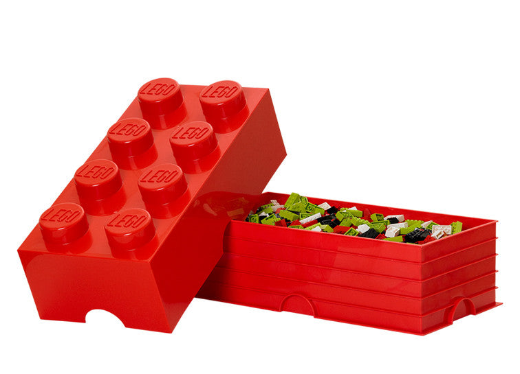 CUTIE DEPOZITARE LEGO 2X4 ROSU (40041730) - Libelula Vesela - Jucarii