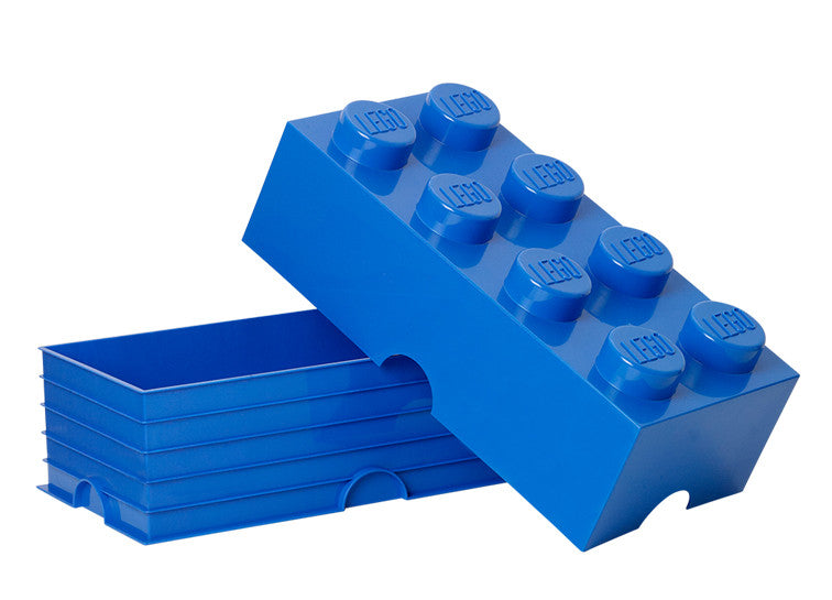 CUTIE DEPOZITARE LEGO 2X4 ALBASTRU INCHIS (40041731) - Libelula Vesela - Jucarii