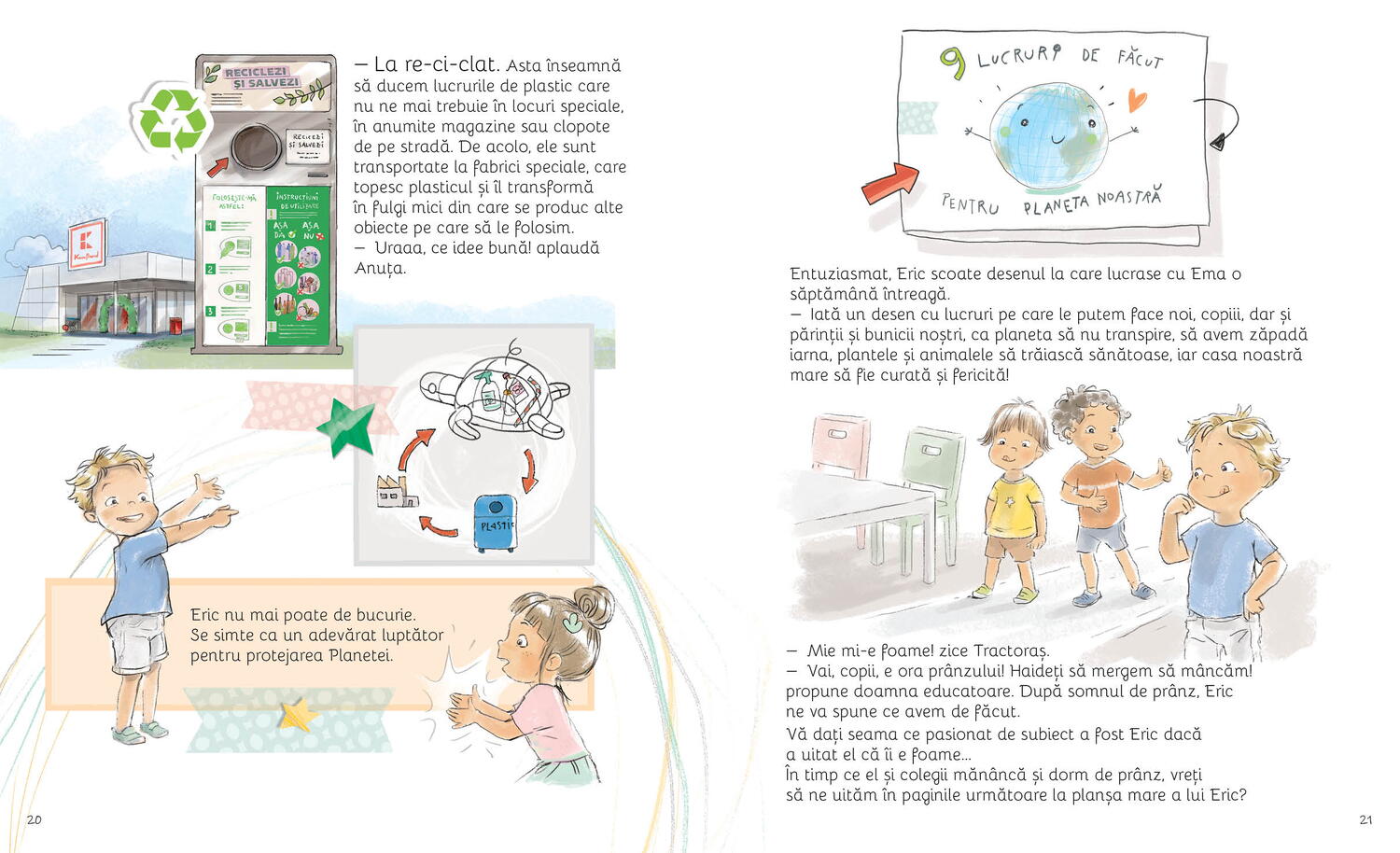 PLANETA E CASA NOASTRA! EMA SI ERIC RECICLEAZA - DPH (978-606-048-536-0) - Libelula Vesela - Jucarii