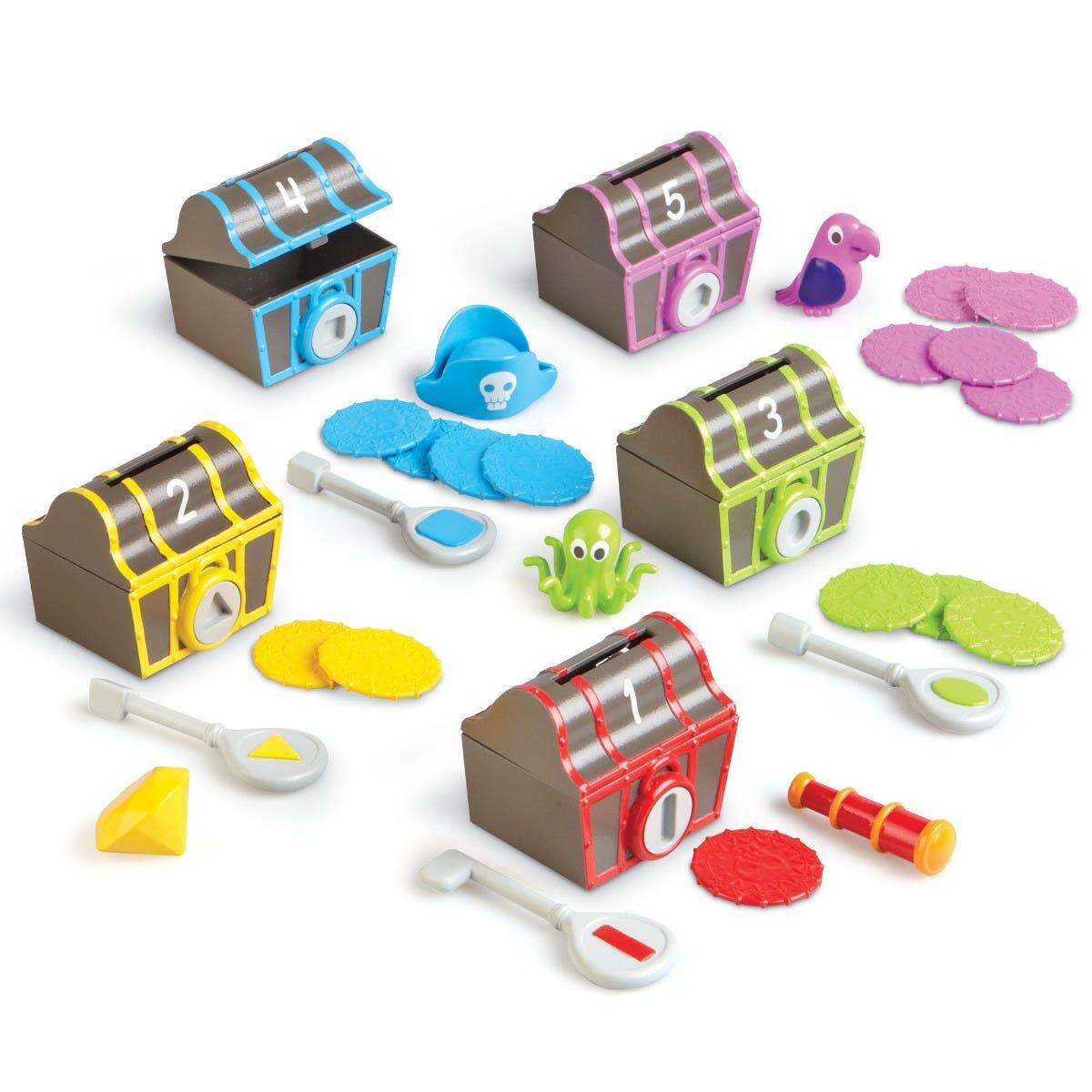 JOC DE SORTARE - COMOARA PIRATILOR - LEARNING RESOURCES (LER6808) - Libelula Vesela - Jucarii