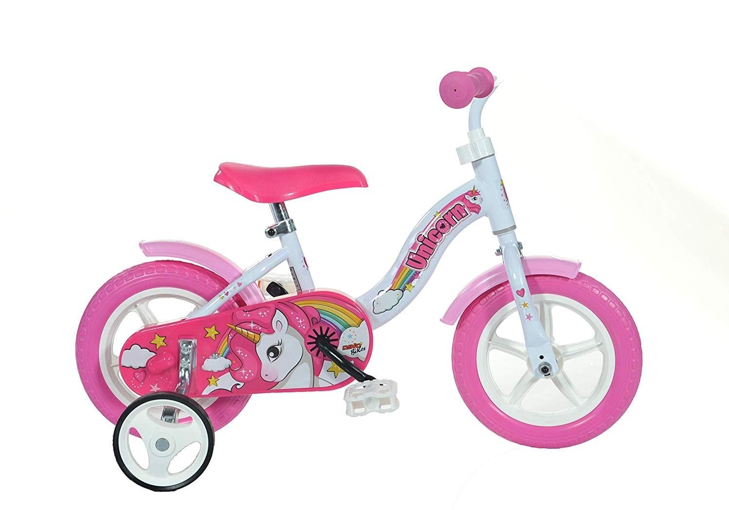 BICICLETA COPII 10'' - UNICORN - DINO BIKES (108L-UN) - Libelula Vesela - Jucarii