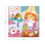 PUZZLE 4 IN 1 - MESERII (12, 16, 20, 24 PIESE) - DODO (DO300131) - Libelula Vesela - Jucarii