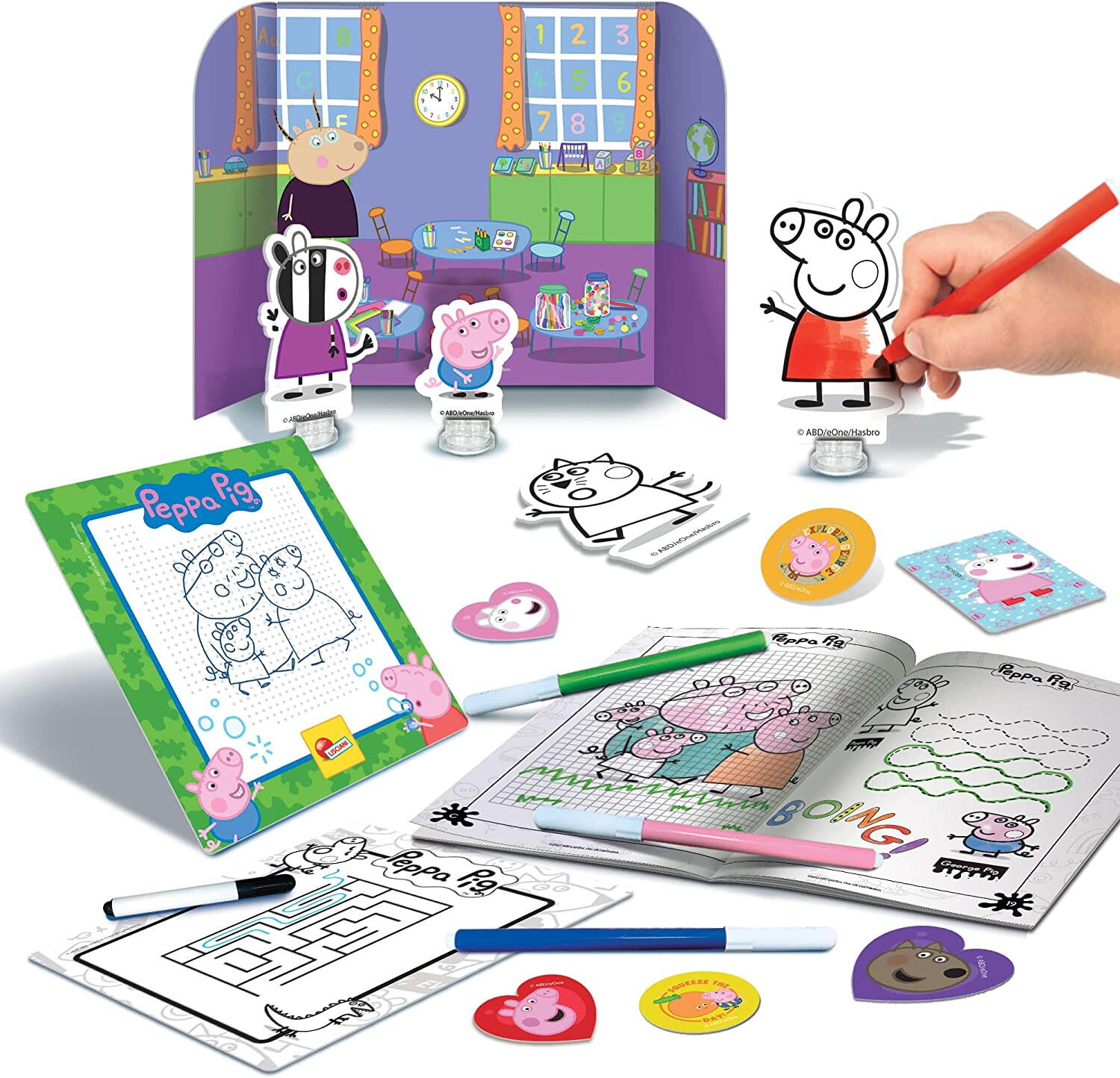 KIT CREATIE CU GHIOZDANEL - PEPPA PIG - LISCIANI (L95841) - Libelula Vesela - Jucarii
