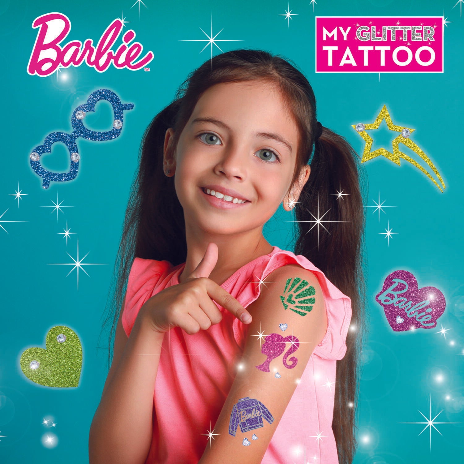 SETUL MEU DE TATUAJE CU SCLIPICI - BARBIE - LISCIANI (L100958) - Libelula Vesela - Jucarii