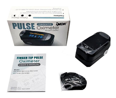 PULSOXIMETRU PENTRU DEGET, CERTIFICAT MEDICAL - IMDK (C101A2) - Libelula Vesela - Electronice