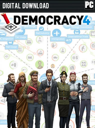 DEMOCRACY 4 - STEAM - PC - MULTILANGUAGE - WORLDWIDE - Libelula Vesela - Jocuri video