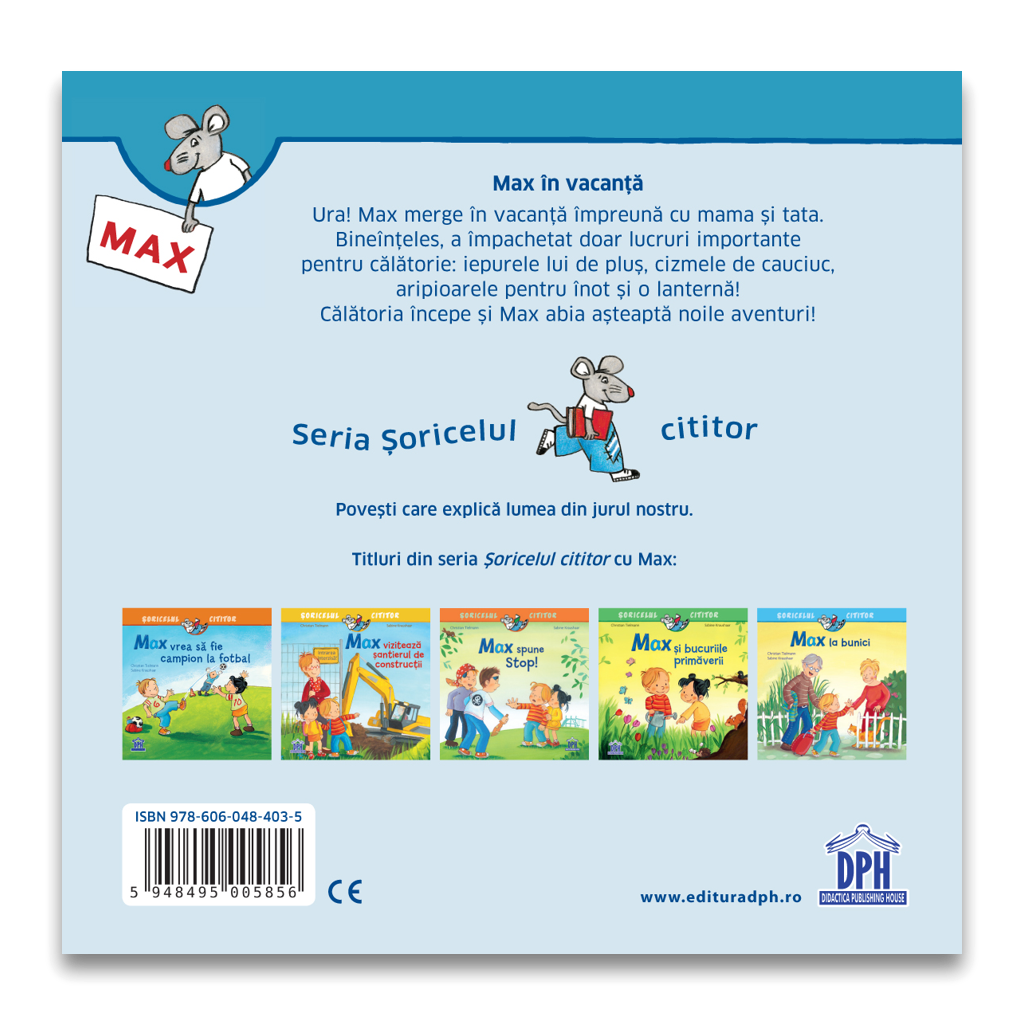 MAX IN VACANTA - DPH (978-606-048-403-5) - Libelula Vesela - Carti