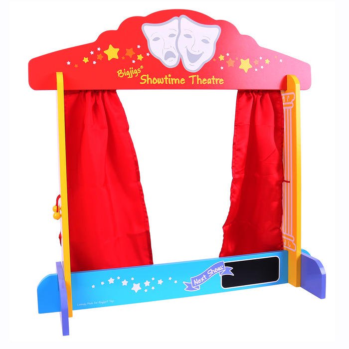 TEATRU DE PAPUSI DIN LEMN (BJ339) - Libelula Vesela - Jucarii