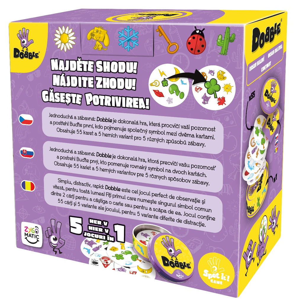 JOC DOBBLE, NEW VERSION - ASMODEE (DOBB07CSSKRO) - Libelula Vesela - Jucarii