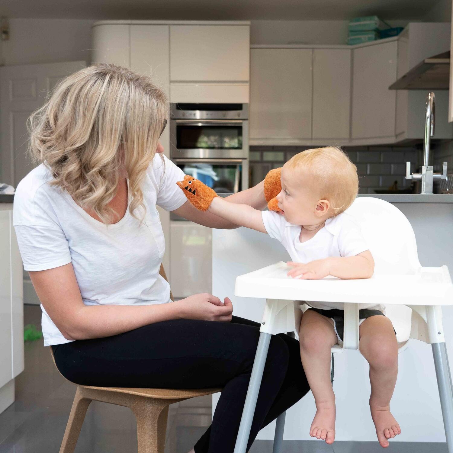 SET MANUSI PENTRU BAIE DIN BAMBUS - TIDY TOT (SKU200) Libelula Vesela Jucarii