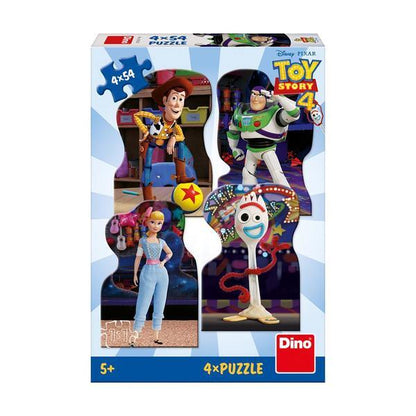 PUZZLE 4 IN 1 - TOY STORY 4 (54 PIESE) - DINO TOYS (333222) Libelula Vesela Jucarii