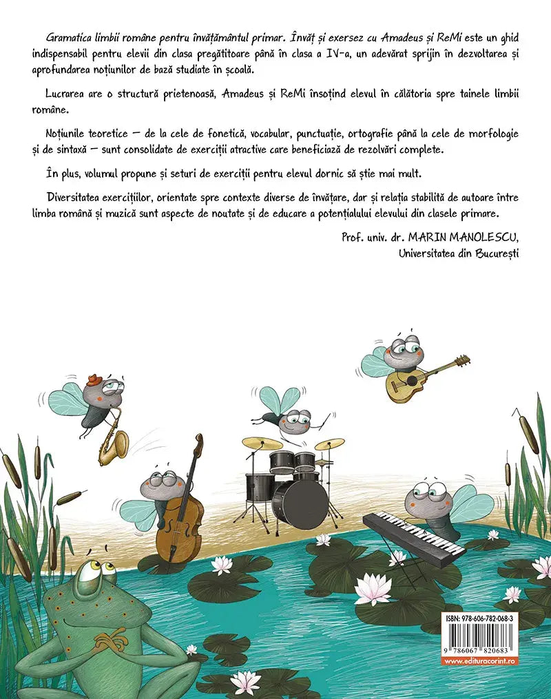 GRAMATICA LIMBII ROMANE PENTRU INVATAMANTUL PRIMAR. INVAT SI EXERSEZ CU AMADEUS SI REMI - CORINT (CEDU448) - Libelula Vesela - Carti