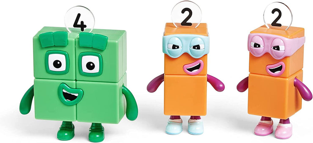 SET FIGURINE NUMBERBLOCKS - PATRU & TERIBILII DOI - HAND2MIND (HM95355-UK) - Libelula Vesela - Jucarii