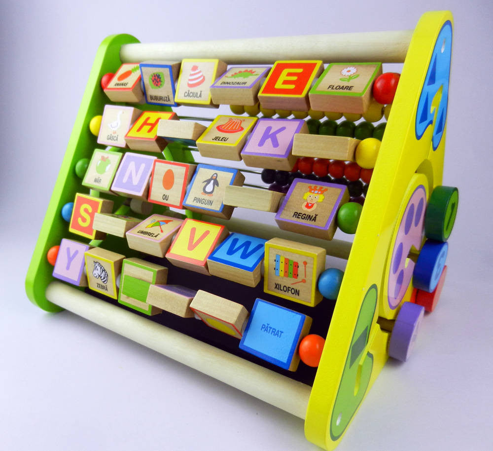 CENTRU DE ACTIVITATI - LITERE SI IMAGINI IN ROMANA (OEM022) - Libelula Vesela - Jucarii