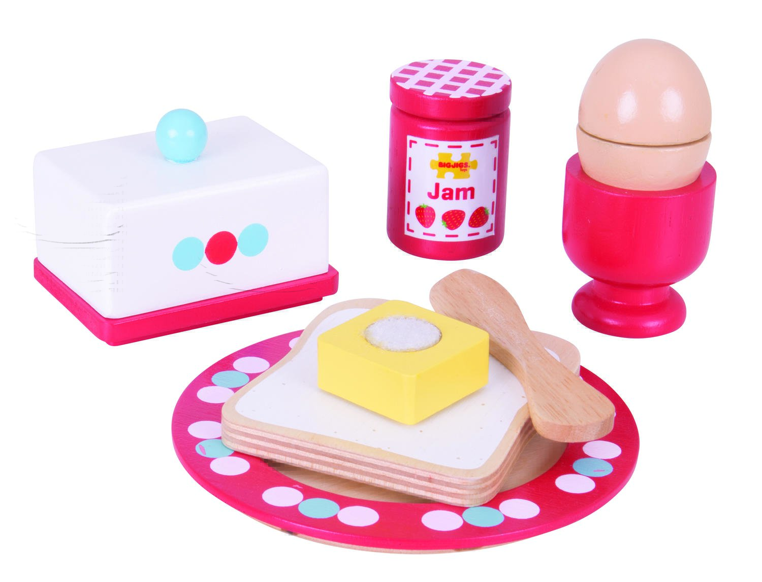 SET MIC DEJUN DIN LEMN - BIGJIGS (BJ615) - Libelula Vesela - Jucarii