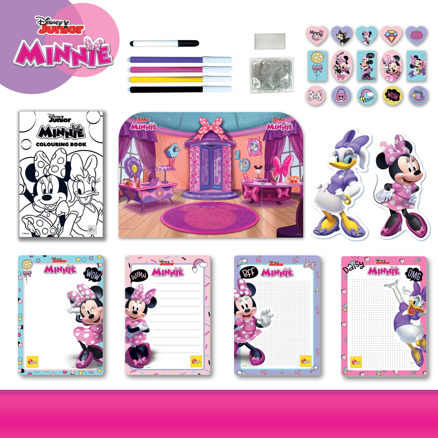 KIT DE CREATIE CU GHIOZDANEL - MINNIE - LISCIANI (L92932) - Libelula Vesela - Jucarii