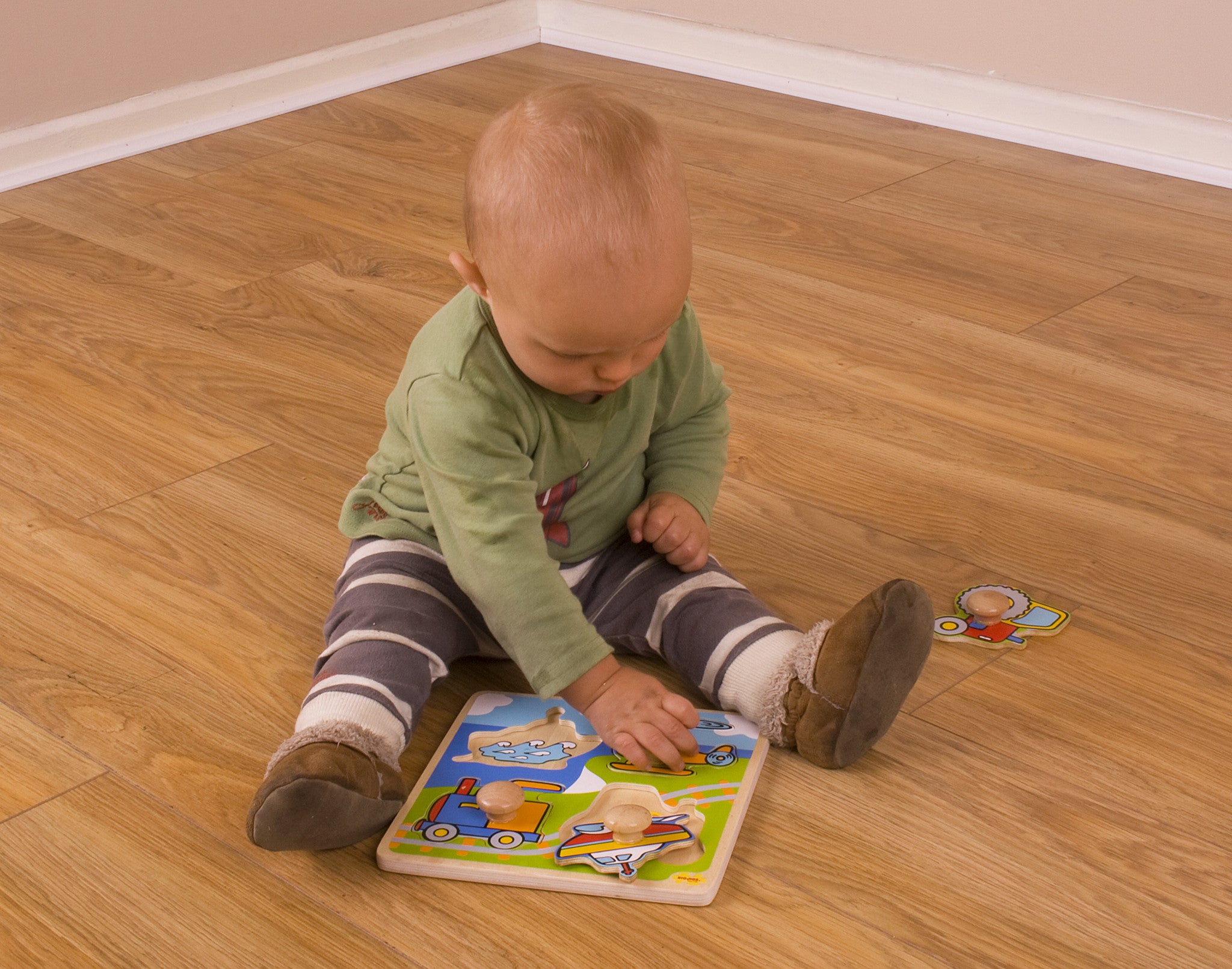 PRIMUL MEU PUZZLE - 4 MIJLOACE DE TRANSPORT (BJ519) - Libelula Vesela - Jucarii