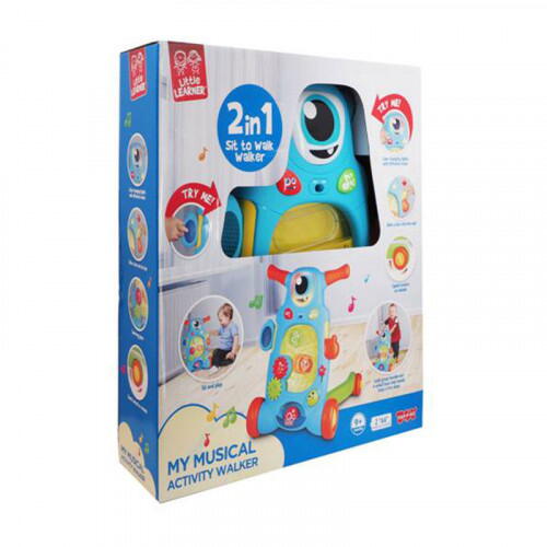 PREMERGATOR MUZICAL 2 IN 1 - MONSTRULET - LITTLE LEARNER (4554T) - Libelula Vesela - Jucarii