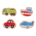 PUZZLE - MIJLOACE DE TRANSPORT (8 PIESE) - BIGJIGS (BJ226) - Libelula Vesela - Jucarii