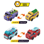 MASINUTA TRANSFORMABILA - ALPHA GROUP (EU463875) - Libelula Vesela - Jucarii