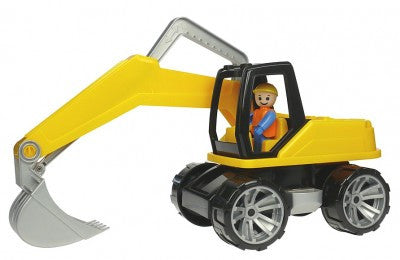 EXCAVATOR DIN PLASTIC CU FIGURINA 44 CM TRUXX - LENA (LE04411) - Libelula Vesela - Jucarii
