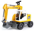 EXCAVATOR PLASTIC BAGR LIEBHERR A918 LITRONIC WORXX CUPA FUNCTIONALA 48 CM PENTRU COPII - LENA (LE04611) - Libelula Vesela - Jucarii