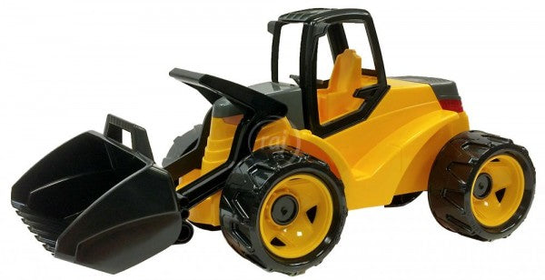 EXCAVATOR PLASTIC CU CUPA DE 80 CM GALBEN CU NEGRU - LENA (LE02142) - Libelula Vesela - Jucarii