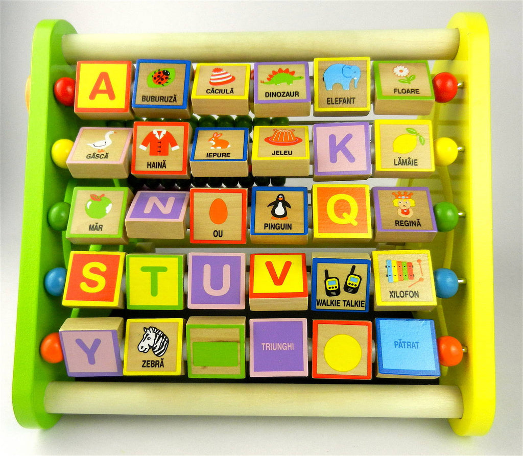 CENTRU DE ACTIVITATI - LITERE SI IMAGINI IN ROMANA (OEM022) - Libelula Vesela - Jucarii