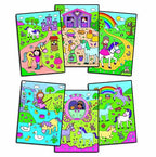 WATER MAGIC: CARTE DE COLORAT UNICORNI - GALT (1005152) - Libelula Vesela - Carti