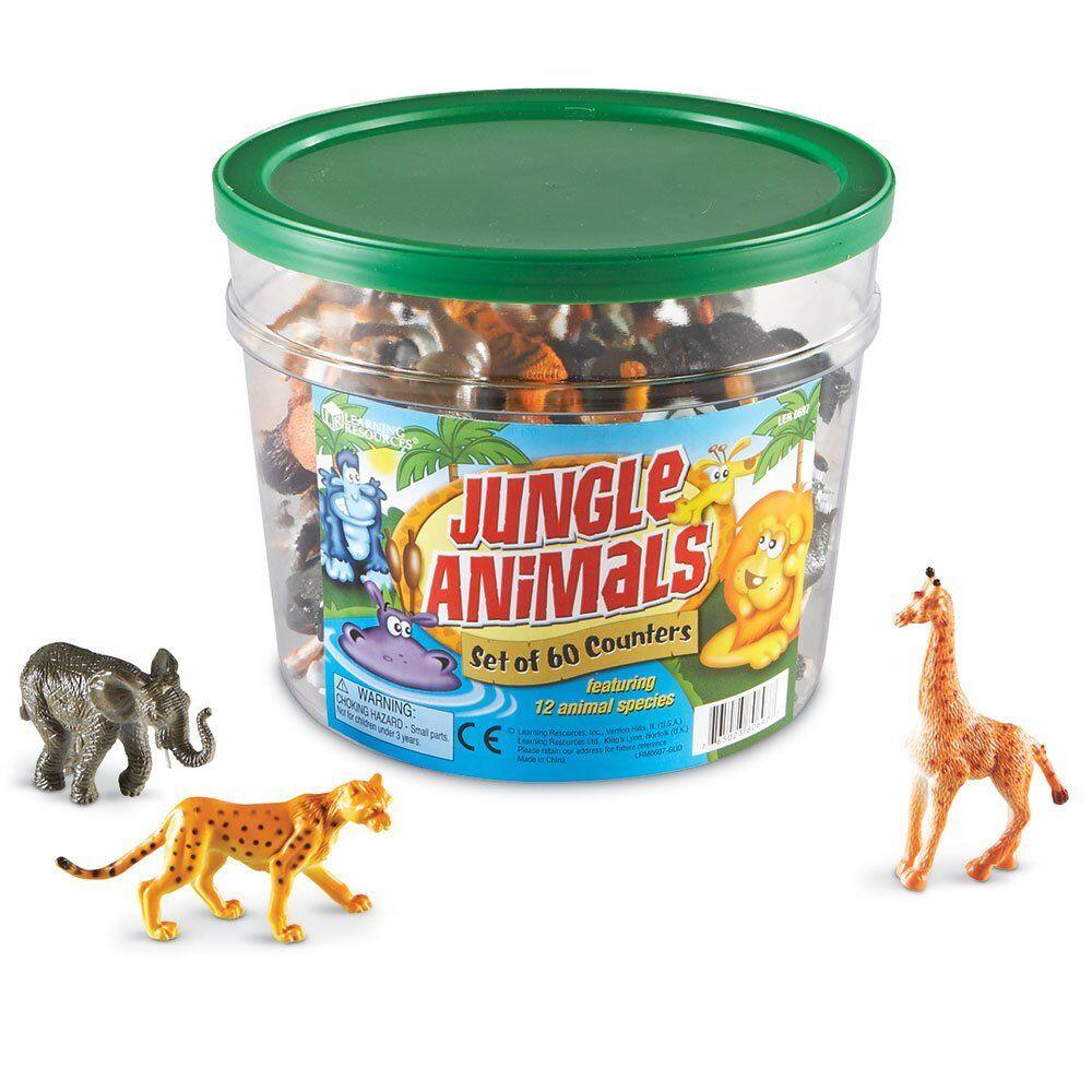 SET PENTRU SORTAT - ANIMALUTE DIN JUNGLA - LEARNING RESOURCES (LER0697) - Libelula Vesela - Jucarii
