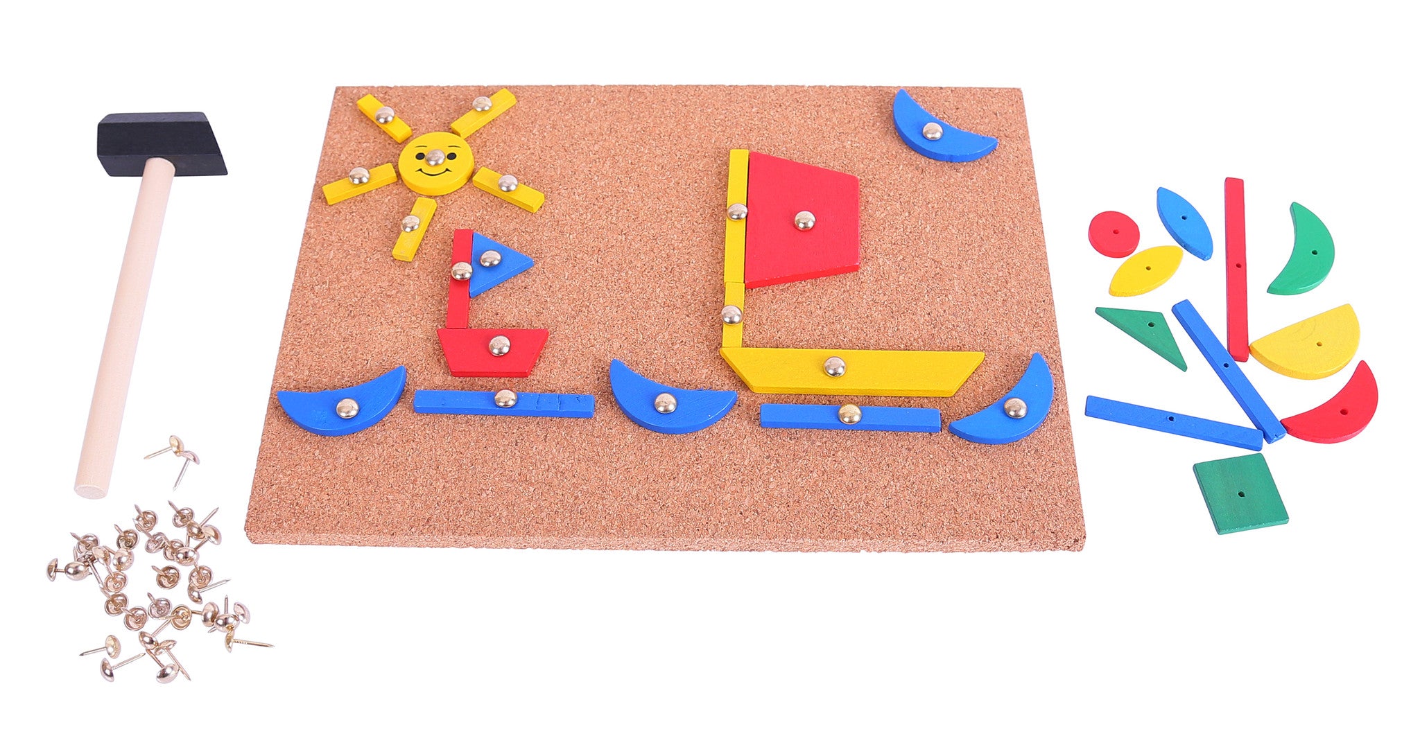 SET DE CREATIE - FORME DIN LEMN (BJ158) - Libelula Vesela - Jucarii