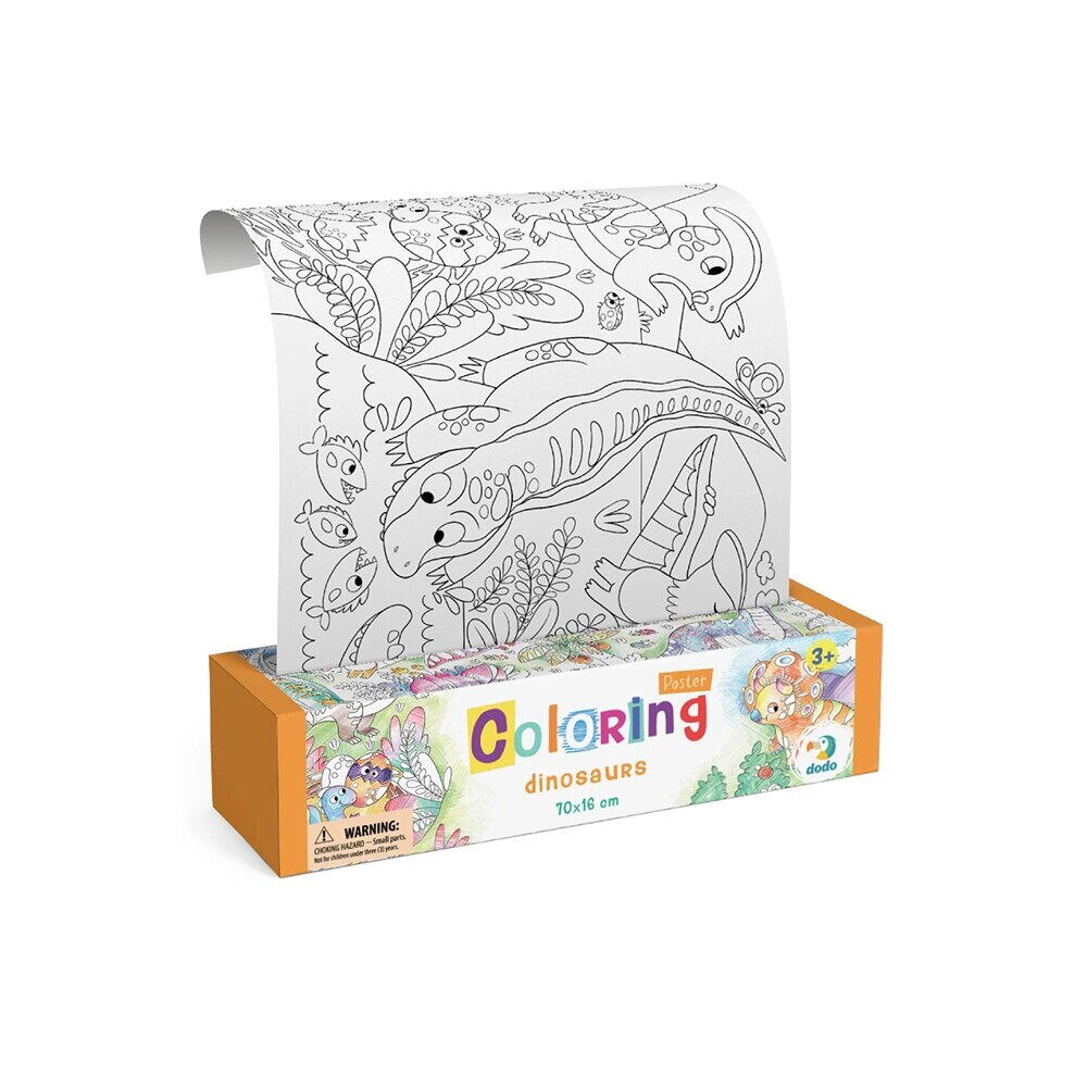 POSTER DE COLORAT - DINOZAURI - DODO (DO300328) - Libelula Vesela - Jucarii