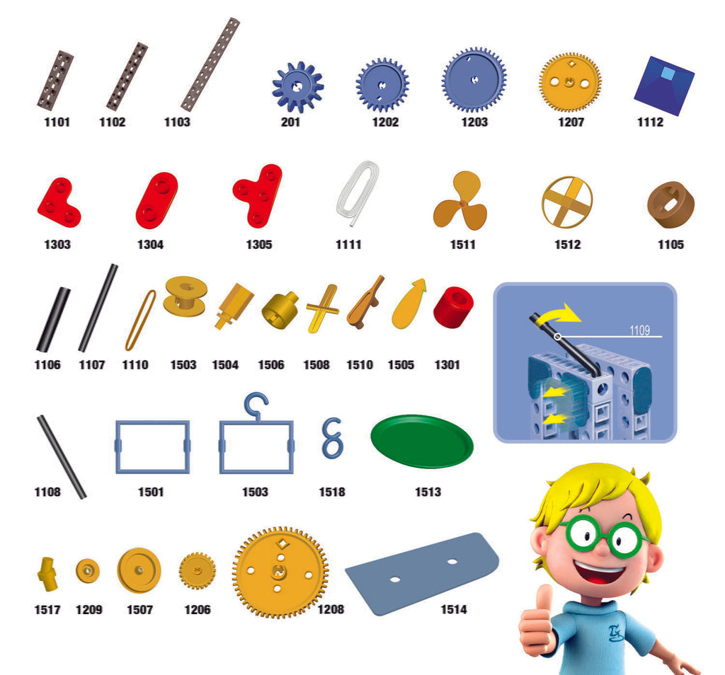 EXPERIMENTELE MICULUI GENIU - INGINERIE SI MECANICA - LISCIANI (L100866) - Libelula Vesela - Jucarii