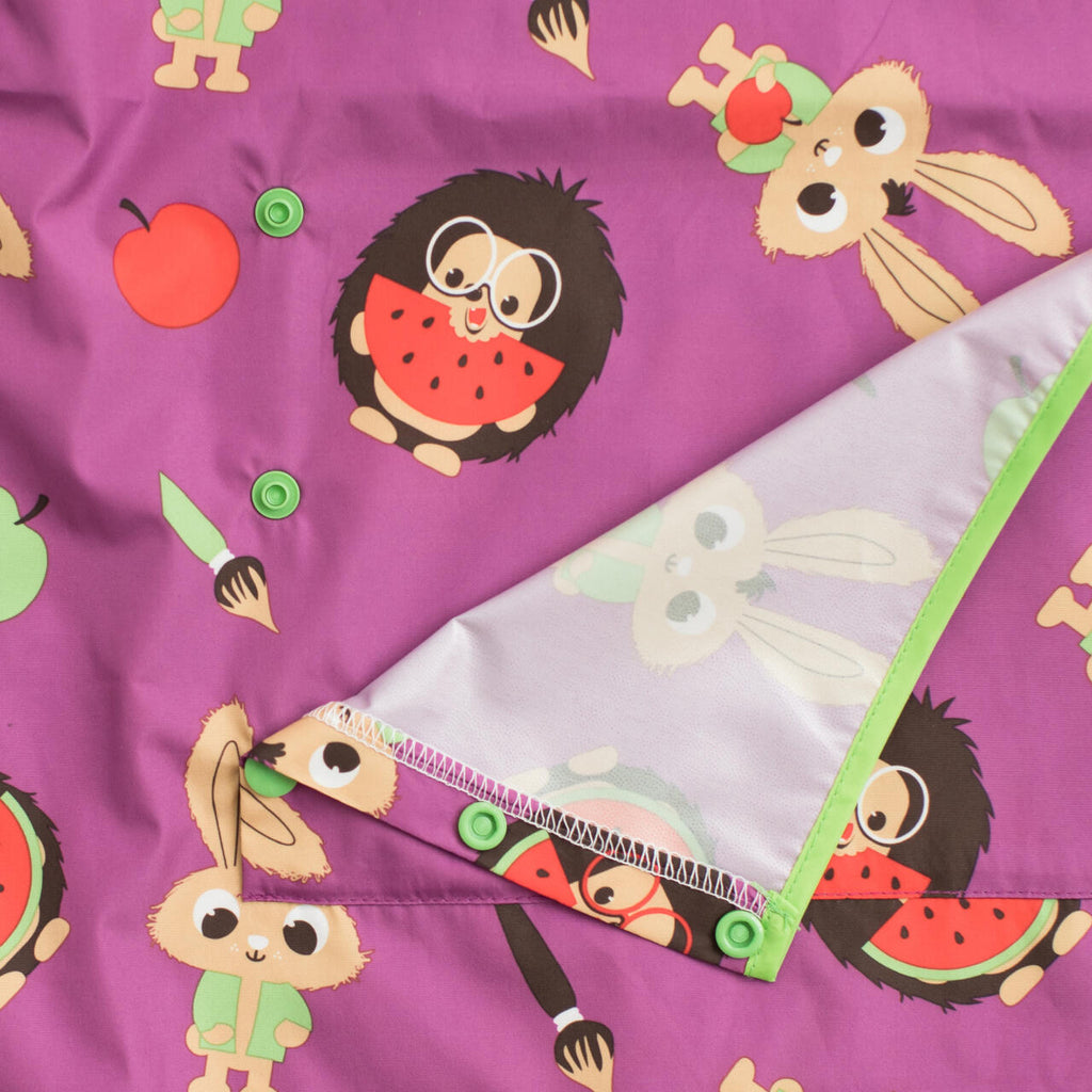 BAVETA LUNGA CU BUZUNAR - ANIMALUTE VESELE - TIDY TOT (LLBPP) - Libelula Vesela - Puericultura