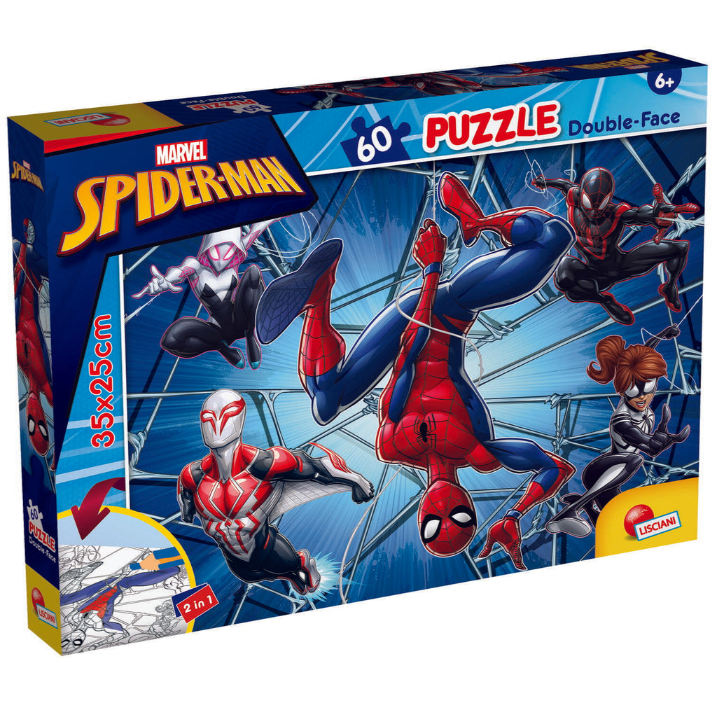 PUZZLE DE COLORAT - SPIDERMAN (60 DE PIESE) - LISCIANI (L99634) - Libelula Vesela - Jucarii