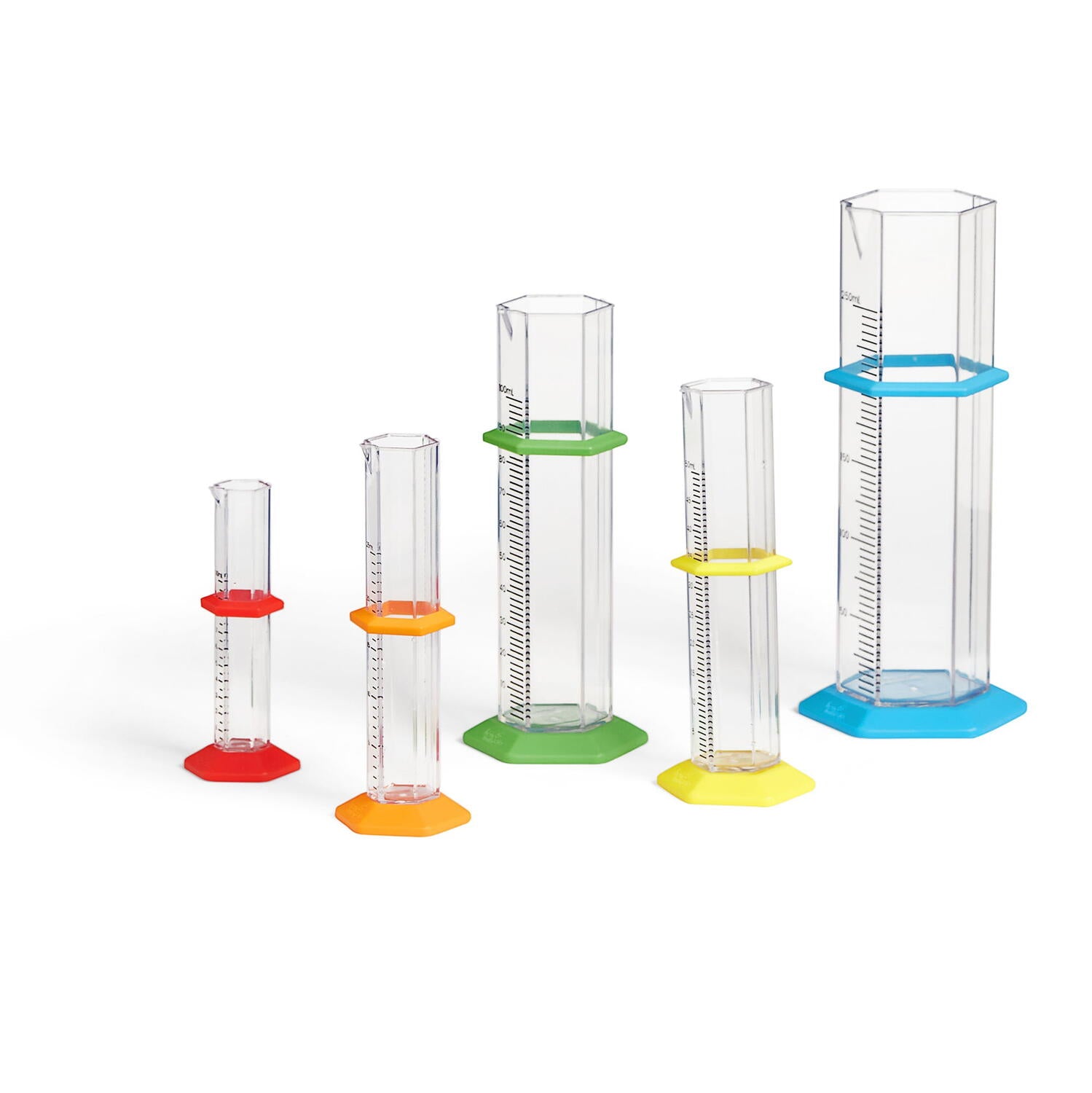 SET 5 CILINDRI GRADATI - HAND2MIND (95813) - Libelula Vesela - Jucarii