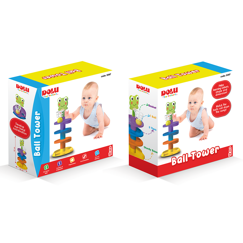 TURNULETUL MEU CU BILA (42 CM) - DOLU (D5087) - Libelula Vesela - Jucarii