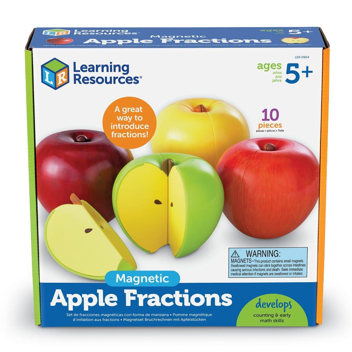 MAGNETIC APPLES FOR FRACTIONS - LEARNING RESOURCES (LER0904)