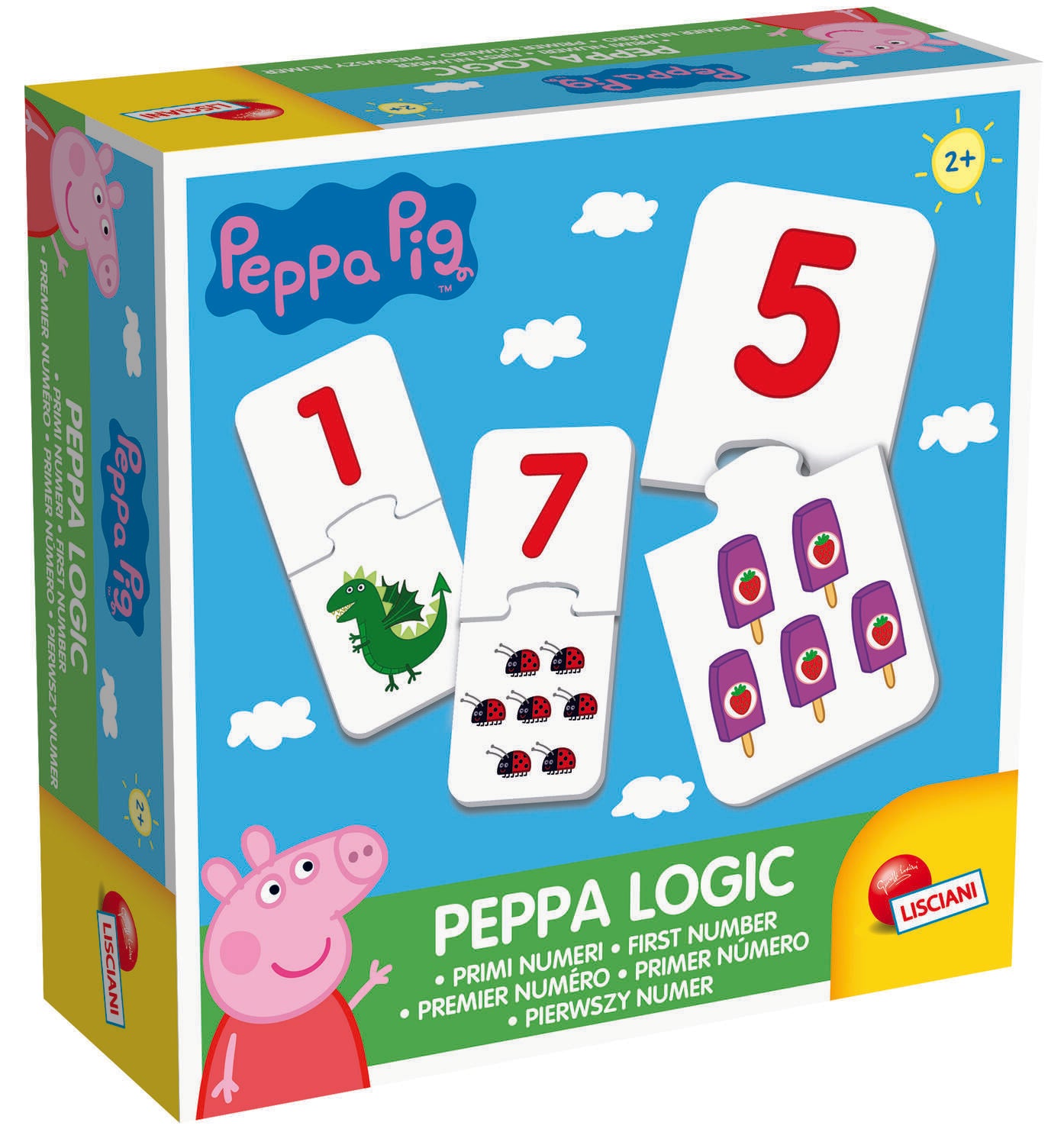 PRIMUL MEU JOC CU NUMERE - PEPPA PIG - LISCIANI (L95292) - Libelula Vesela - Jucarii