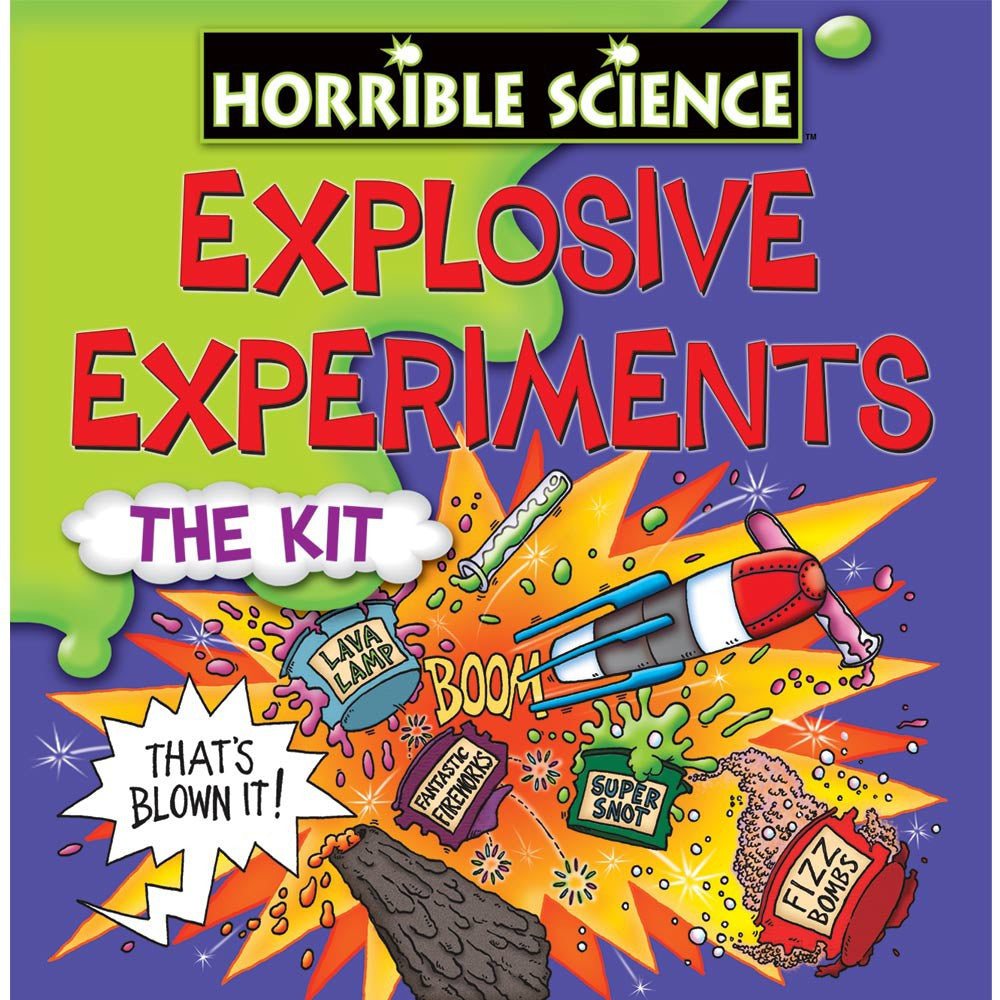 HORRIBLE SCIENCE: KIT EXPERIMENTE EXPLOZIVE (LL10341) - Libelula Vesela - Jucarii