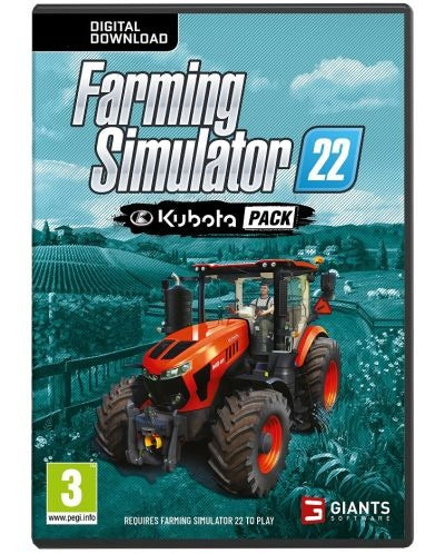 FARMING SIMULATOR 22 - KUBOTA PACK (DLC) - STEAM - PC - WORLDWIDE - MULTILANGUAGE - Libelula Vesela - Jocuri video