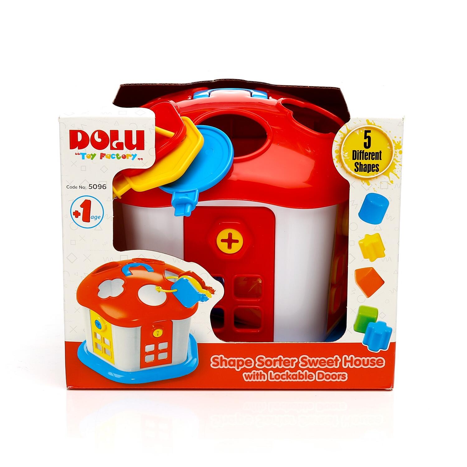 JOC SORTARE - CASUTA VESELA CU CHEI - DOLU (D5096) - Libelula Vesela - Jucarii