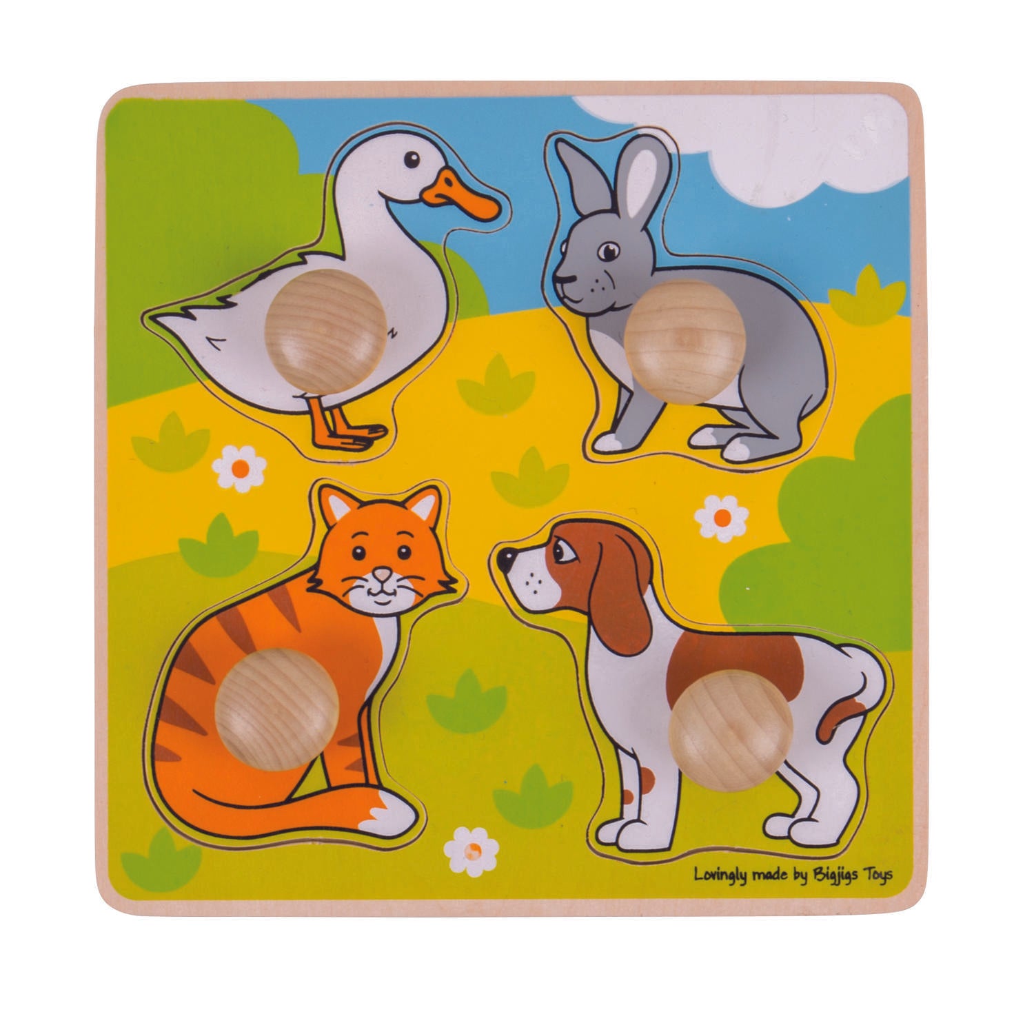 PRIMUL MEU PUZZLE - ANIMALE DE COMPANIE - BIGJIGS (BJ224) - Libelula Vesela - Jucarii
